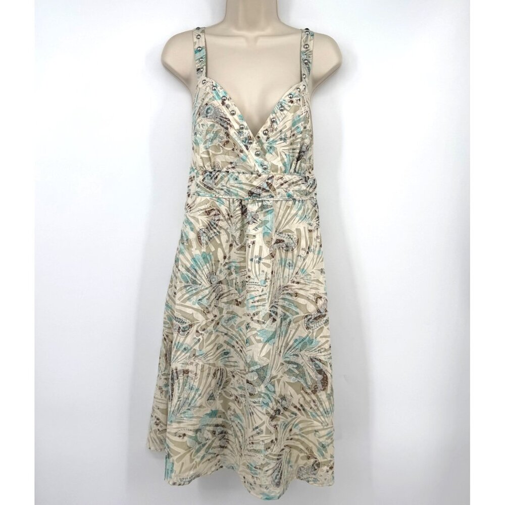 Coastal Cowgirl Roper Dress off White With Floral Pattern Western Cowgirl gromme